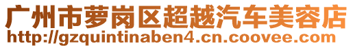 广州市萝岗区超越汽车美容店