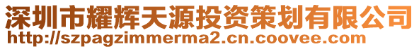 深圳市耀輝天源投資策劃有限公司