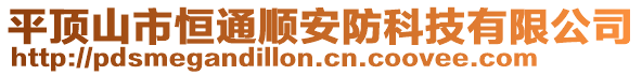 平頂山市恒通順安防科技有限公司