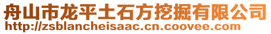 舟山市龍平土石方挖掘有限公司