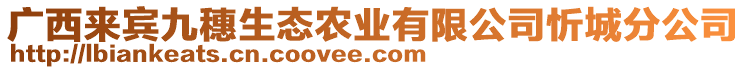 廣西來(lái)賓九穗生態(tài)農(nóng)業(yè)有限公司忻城分公司