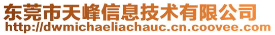 東莞市天峰信息技術(shù)有限公司