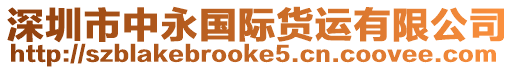 深圳市中永國際貨運有限公司