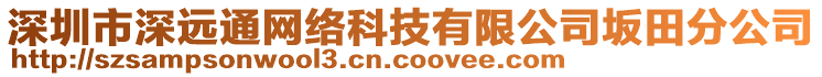 深圳市深遠通網絡科技有限公司坂田分公司