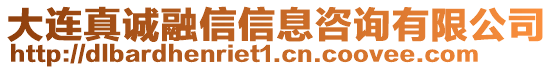 大連真誠融信信息咨詢有限公司