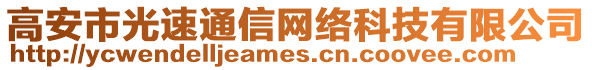 高安市光速通信網(wǎng)絡(luò)科技有限公司