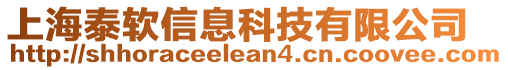 上海泰軟信息科技有限公司