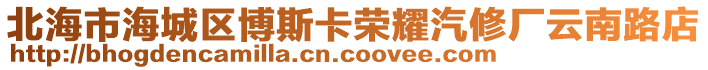 北海市海城區(qū)博斯卡榮耀汽修廠云南路店