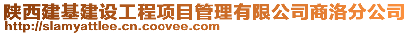 陜西建基建設(shè)工程項目管理有限公司商洛分公司