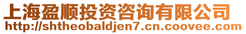 上海盈順投資咨詢有限公司
