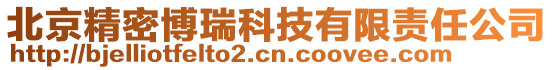 北京精密博瑞科技有限責(zé)任公司