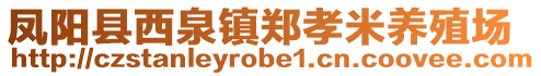 鳳陽縣西泉鎮(zhèn)鄭孝米養(yǎng)殖場(chǎng)