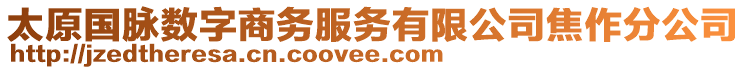 太原國脈數(shù)字商務(wù)服務(wù)有限公司焦作分公司