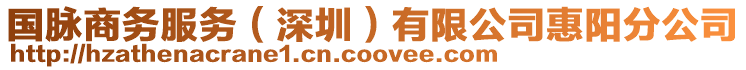 國脈商務服務(深圳)有限公司惠陽分公司