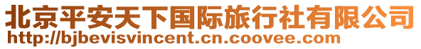 北京平安天下國際旅行社有限公司