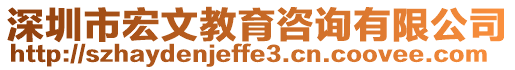 深圳市宏文教育咨詢有限公司