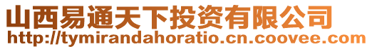 山西易通天下投資有限公司