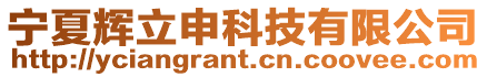 寧夏輝立申科技有限公司