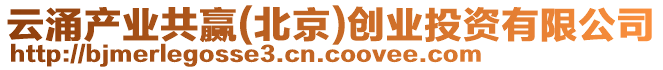 云涌產(chǎn)業(yè)共贏(北京)創(chuàng)業(yè)投資有限公司