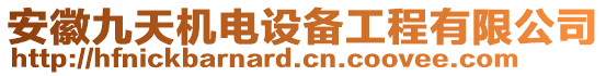 安徽九天機電設備工程有限公司
