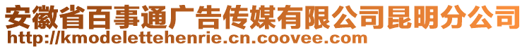 安徽省百事通廣告?zhèn)髅接邢薰纠ッ鞣止? style=