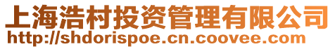 上海浩村投資管理有限公司