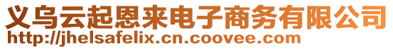 義烏云起恩來電子商務有限公司