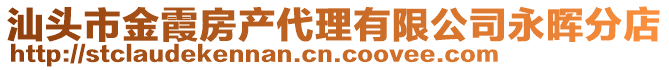 汕頭市金霞房產(chǎn)代理有限公司永暉分店