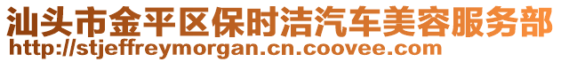 汕頭市金平區保時潔汽車美容服務部