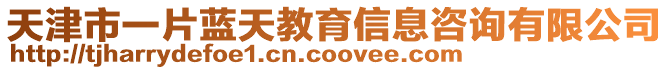 天津市一片藍天教育信息咨詢有限公司