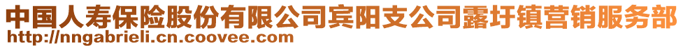 中国人寿保险股份有限公司宾阳支公司露圩镇营销服务部