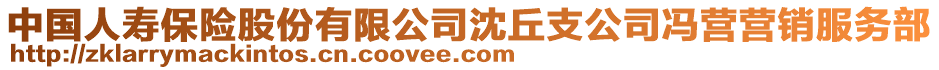 中國(guó)人壽保險(xiǎn)股份有限公司沈丘支公司馮營(yíng)營(yíng)銷服務(wù)部