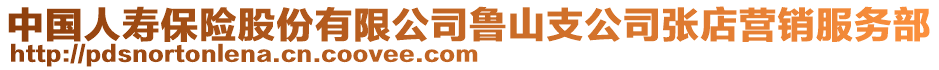 中國人壽保險股份有限公司魯山支公司張店營銷服務(wù)部