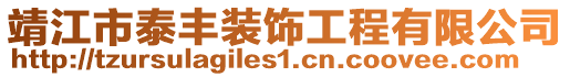 靖江市泰豐裝飾工程有限公司