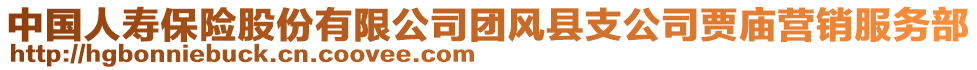 中國人壽保險股份有限公司團風縣支公司賈廟營銷服務部