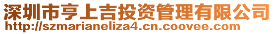 深圳市亨上吉投資管理有限公司