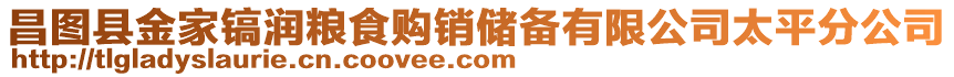 昌圖縣金家鎬潤(rùn)糧食購(gòu)銷儲(chǔ)備有限公司太平分公司