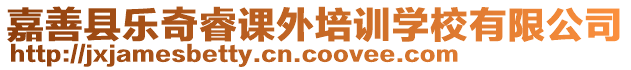 嘉善縣樂奇睿課外培訓(xùn)學(xué)校有限公司