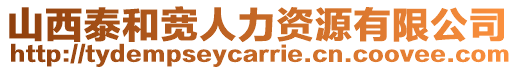 山西泰和寬人力資源有限公司