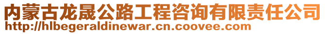 內(nèi)蒙古龍晟公路工程咨詢有限責(zé)任公司