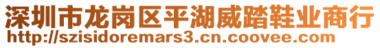 深圳市龍崗區(qū)平湖威踏鞋業(yè)商行