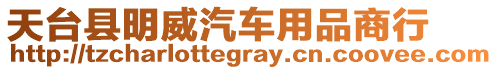 天臺縣明威汽車用品商行