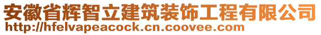 安徽省輝智立建筑裝飾工程有限公司