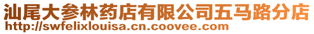 汕尾大參林藥店有限公司五馬路分店