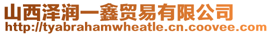 山西澤潤一鑫貿易有限公司