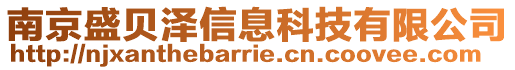 南京盛貝澤信息科技有限公司