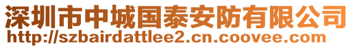 深圳市中城國泰安防有限公司