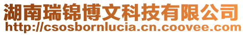湖南瑞錦博文科技有限公司