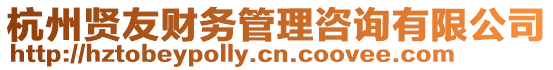 杭州賢友財(cái)務(wù)管理咨詢有限公司