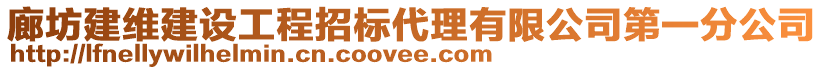 廊坊建維建設(shè)工程招標(biāo)代理有限公司第一分公司